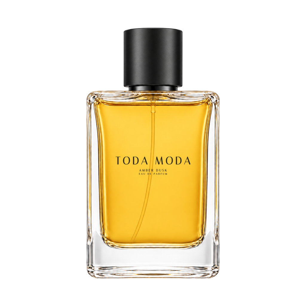 Amber Dusk eau de parfum bottle, front view