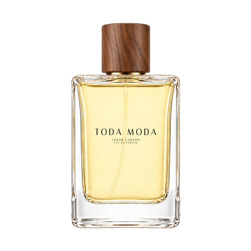 Cedar Canyon eau de parfum bottle, front view