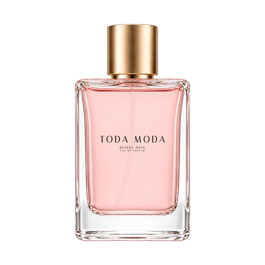 Desert Rose eau de parfum bottle, front view