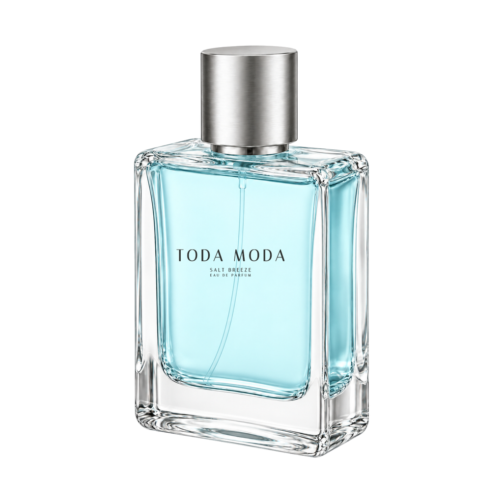 Salt Breeze eau de parfum bottle, three-quarter side view