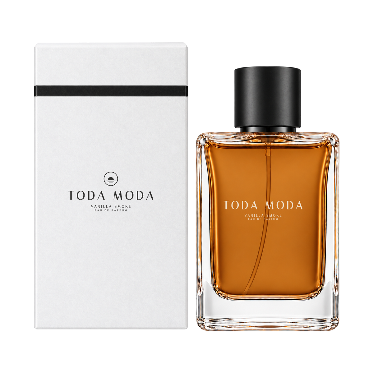 Vanilla Smoke eau de parfum bottle, with its gift box